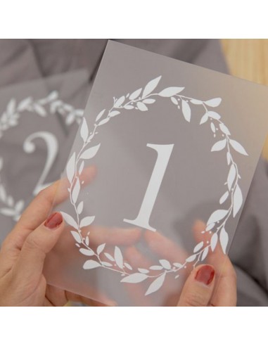 Numéro ou nom de table mariage en... Numéro ou nom de table mariage en...