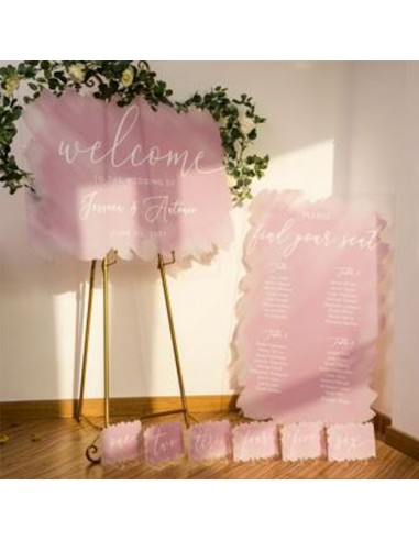 Numéro ou nom de table mariage en...