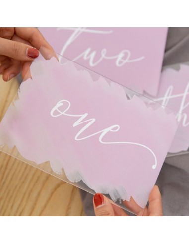 Numéro ou nom de table mariage en...