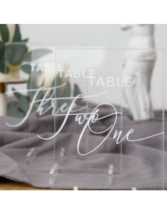 Numéro ou nom de table...