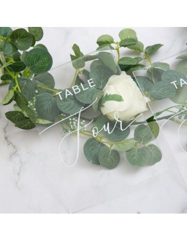 Numéro ou nom de table mariage en... Numéro ou nom de table mariage en...