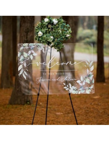 Tableau de Bienvenue Mariage en...