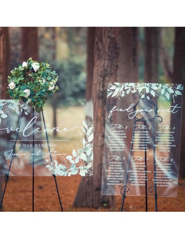 Plan de table Mariage Plexiglass...