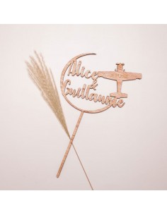 Topper cake Mariage Découpe...