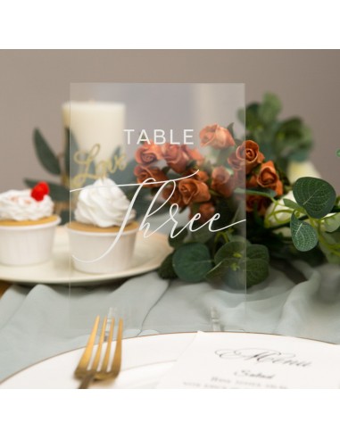 Numéro ou nom de table mariage en... Numéro ou nom de table mariage en...