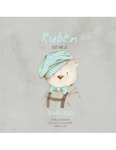 Faire-part Naissance Ourson -... Faire-part Naissance Ourson -...