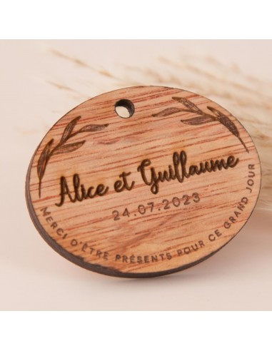 Etiquette personnalisée gravée Bois Etiquette personnalisée gravée Bois
