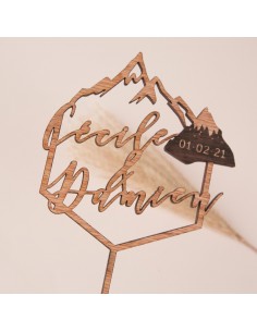 Topper cake Mariage Découpe... 2