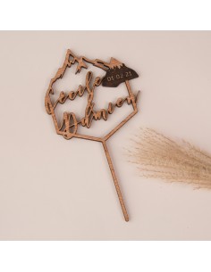 Topper cake Mariage Découpe...