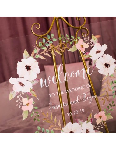 Tableau de bienvenue Mariage...