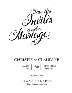 Faire-part numérique...