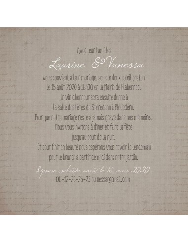 Faire-part numérique attrape-rêves -...