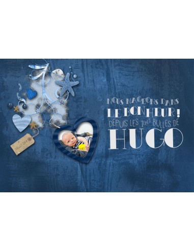 Faire-part Naissance thème Mer -... Faire-part Naissance thème Mer -...