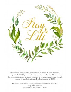 Faire-part numérique...