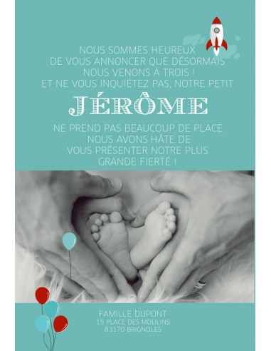 Faire-part Naissance Cirque -... Faire-part Naissance Cirque -...