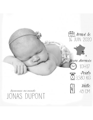 Faire-part Naissance Pictogrammes -... Faire-part Naissance Pictogrammes -...