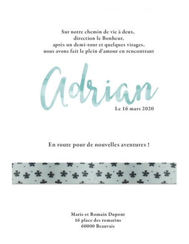 Faire-part Naissance Liberty -... Faire-part Naissance Liberty -...