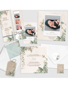 Faire-part Naissance Floral... 2