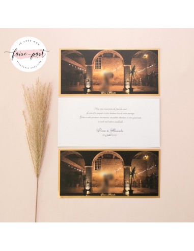 Faire-part Format 10 x 21 cm avec... Faire-part Format 10 x 21 cm avec...