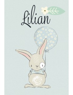 Timbre Naissance Lapin -... 2