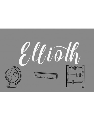 Timbre Naissance Pictogrammes - Elliot