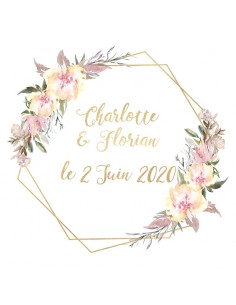 Faire-part numérique floral...