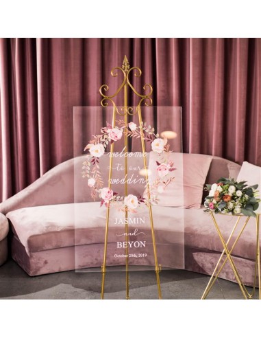 Tableau de bienvenue Plexiglass -...