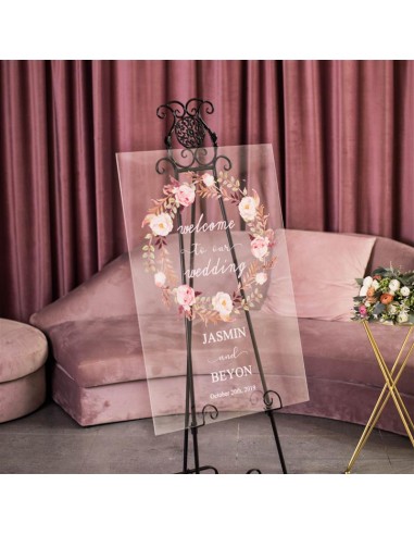 Tableau de bienvenue Plexiglass -...