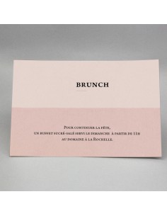 Carton Brunch épuré - Daisy