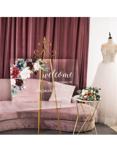 Tableau de bienvenue plexiglass...