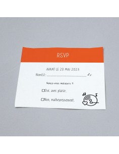 Carton réponse RSVP K7...