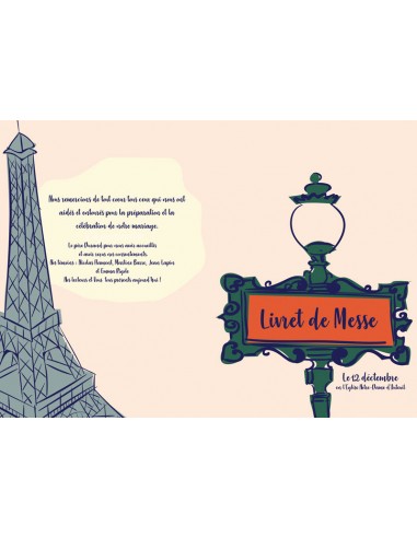 Couverture de livret de messe Paris -...