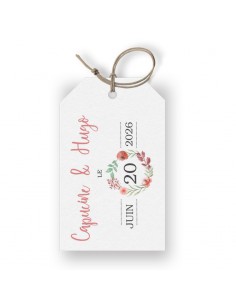 Etiquette mariage fleurs...