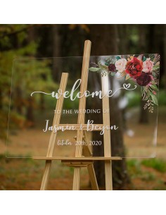 Tableau de bienvenue en...