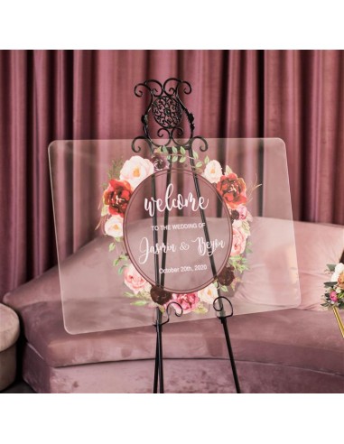 Tableau de bienvenue Plexiglass...