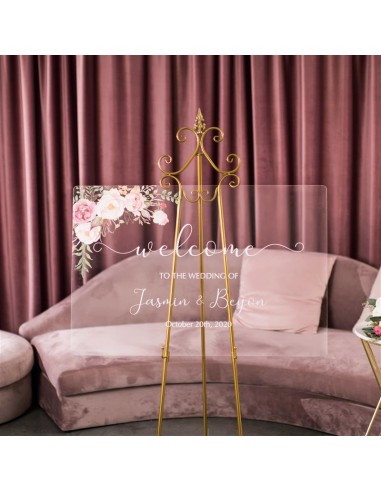 Tableau de bienvenue Plexiglass...