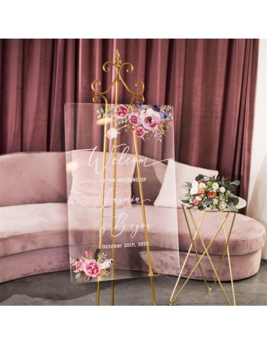 Tableau de bienvenue Plexiglass...