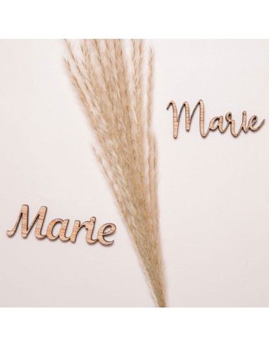 Marque place Prénom Découpe Plexi