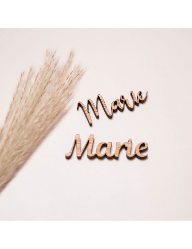 Marque place Prénom Découpe Plexi