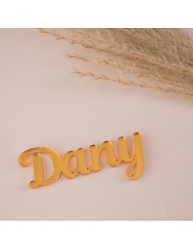 Marque place Prénom Découpe Plexi