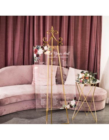 Plan de table Mariage plexiglass...