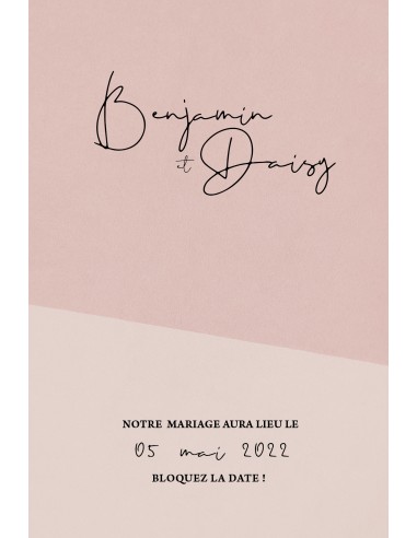 Save the date Mariage Nude -...