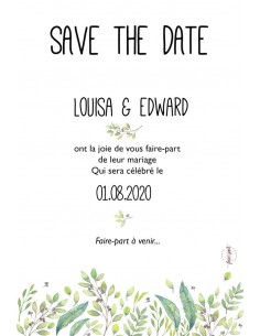 Save the date Mariage... 2