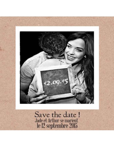 Save the date Mariage photomaton -...