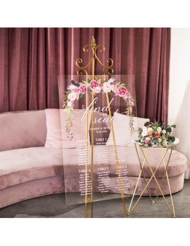 Plan de table mariage plexiglass...