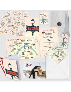 Faire-part Mariage Paris -... 2