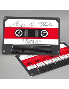 Faire-part Mariage Rétro...