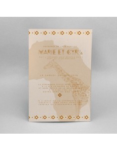 Faire-part Mariage Afrique...