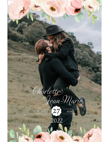 Save the date Mariage vintage...