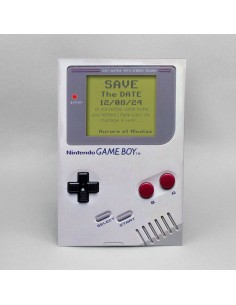 Save the date Mariage geek...